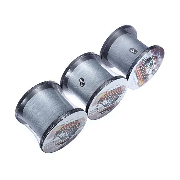 1000M Pe Braid Fishing Line 18-80LB Fishing Lines Gray - GhillieSuitShop